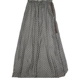 EMPORIO ARMANI Womens Grey Polyester Maxi Dress Sleeveless Size M Elegant Print