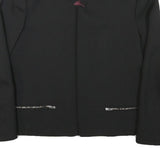 SANDRO Womens Black Tailored Jacket XS Polyester Blend Plain Classic