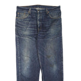 LEVI'S 504 Mens Jeans Blue Regular Straight Denim Medium W38 L30 Classic Style