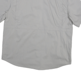 CARHARTT Mens Grey Work Shirt XL Viking Construction Cotton Blend Button Down