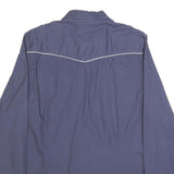 GUESS Mens Blue Cotton Shirt M Casual Long Sleeve Button Shirt