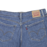 LEVI'S Womens Denim Blue Cut-Off Shorts M W34 Distressed Style