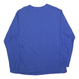 MAJESTIC Mens Blue Los Angeles Dodgers Graphic T-Shirt XL Long Sleeve Crew Neck