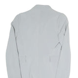 ZARA Womens Light Grey Tailored Jacket S Polyester Blend Plain Elegant Formal