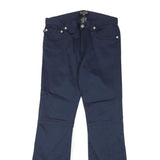 RALPH LAUREN POLO JEANS COMPANY Womens Cotton Blend Navy Regular Bootcut