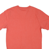 CARHARTT Mens Red Pocket T-Shirt S Short Sleeve Crew Neck Cotton Blend Casual