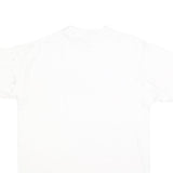 ONEITA Mens White & Beige San Antonio Graphic T-Shirt L Short Sleeve Crew Neck