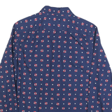 NAUTICA Mens Blue & Red Patterned Casual Shirt XS Classic Fit Stylish