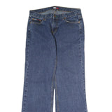 TOMMY JEANS Mens Jeans Blue Regular Straight Denim Medium W30 L32 Classic Fit