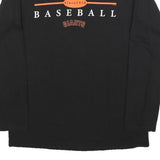 MLB Mens Black San Francisco Baseball Graphic T-Shirt M Long Sleeve Crew Neck