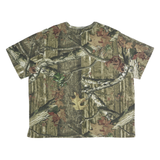 MOSSY OAK Mens Green Camo Graphic T-Shirt M Short Sleeve Crew Neck Cotton