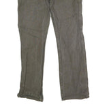 DICKIES Mens Cotton Blend Regular Fit Brown Trousers W38 L33 Workwear Utility