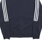 ADIDAS Mens Navy Blue Track Jacket S Cotton Sportswear Zip Zip-Up