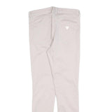 GUESS Womens Cotton Blend Beige Slim Skinny Trousers W29 L28 Stylish Everyday