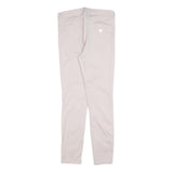 GUESS Womens Cotton Blend Beige Slim Skinny Trousers W29 L28 Stylish Everyday