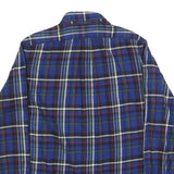 RALPH LAUREN Mens Blue Green Plaid Cotton Shirt M Button Down Casual
