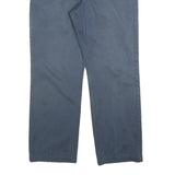 CARHARTT Mens Cotton Blend Blue Regular Straight Trousers W32 L32 Classic