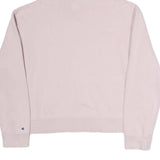 CHAMPION Womens Pink Pullover Hoodie XL Cotton Blend Casual Oversized