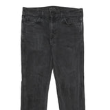 LEVI'S Line 8 Mens Jeans Black Regular Straight Denim Medium W33 L30 Stylish
