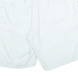 NAUTICA Mens Shorts White Casual M W33 Linen Blend Classic Fit Comfortable
