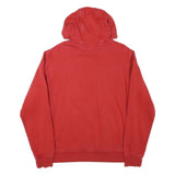 NIKE Mens Red Hoodie Pullover L Cotton Blend Casual Sportswear