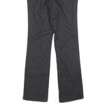 BRITZZY Womens Jeans Black Slim Straight Denim W28 L30 Embroidered Pockets