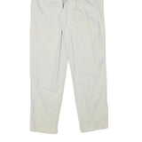 SEGRETS Womens Cotton Blend White Relaxed Straight Trousers W24 L30 Stylish