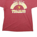 BLUE84 Mens Red University Of Southern California Trojans Graphic T-Shirt L