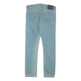 LEVI'S Mens Slim Blue Denim Light W31 L29 Zip Jeans Casual Classic