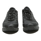 ASICS Gel Lyte III Womens Lace-Up Trainers Black Leather UK 3.5 Classic