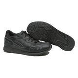 ASICS Gel Lyte III Womens Lace-Up Trainers Black Leather UK 3.5 Classic