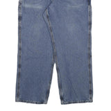 CARHARTT Mens Jeans Blue Relaxed Loose Denim Medium W34 L28 Workwear Zip Pockets
