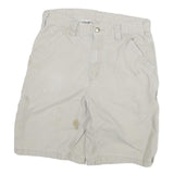 CARHARTT Mens Shorts Beige Casual L W30 Cotton Blend Workwear Pockets