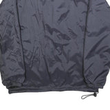 LEGEA Mens Blue & Black Reversible Zip Front Jacket M Polyester Sportswear