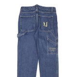 YOUNGSTER Boys Regular Blue Denim Jeans W28 L28 Zip Cotton Blend Workwear