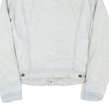 LEVI'S Mens Blue Denim Jacket M Cotton Blend Button Closure Classic Fit Casual