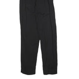 REISS Womens Black Slim Tapered Trousers W26 L32 Elegant Office Wear