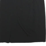 JIGSAW Womens Black Pencil Knee Length Wool Blend Skirt UK 14 Classic Workwear
