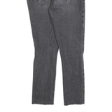 LEVI'S 711 Womens Jeans Grey Slim Skinny Denim Rinse W28 L25 Distressed