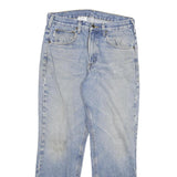 CARHARTT Mens Regular Fit Straight Denim Light Blue W32 L30 Cotton Blend Zip
