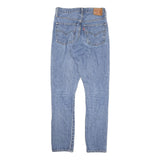 LEVI'S 501S Womens Jeans Blue Slim Straight Denim Medium W26 L28 Classic Button