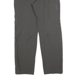 TREVOLUTION Mens Regular Fit Grey Polyester Trousers W34 L32 Zip Casual Outdoor