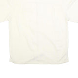 JOE MARLIN Mens Cream Rayon Shirt XL Casual Summer Button Pocket