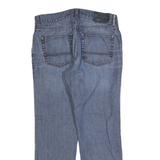 TOMMY HILFIGER Mens Regular Fit Blue Denim Jeans W32 L30 Zip Pockets Classic