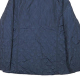TOMMY HILFIGER Womens Navy Blue Quilted Jacket S Cotton Blend Zip Casual