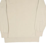 PUMA Mens Beige XS Crew Neck Cotton Blend Sweatshirt Logo Athletic Pullover
