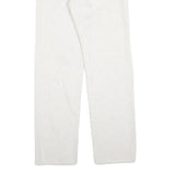VERSACE JEANS COUTURE Mens White Regular Straight Denim Light W30 L34 Button