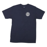 VANS Mens Navy Blue Off The Wall Graphic T-Shirt M Short Sleeve Crew Neck Casual