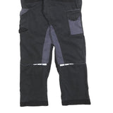 DICKIES Mens Cotton Blend Black & Grey Regular Straight Trousers W36 L30