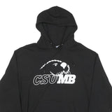 CHAMPION Mens Black CSUMB Pullover Hoodie L Cotton Blend Comfortable Casual